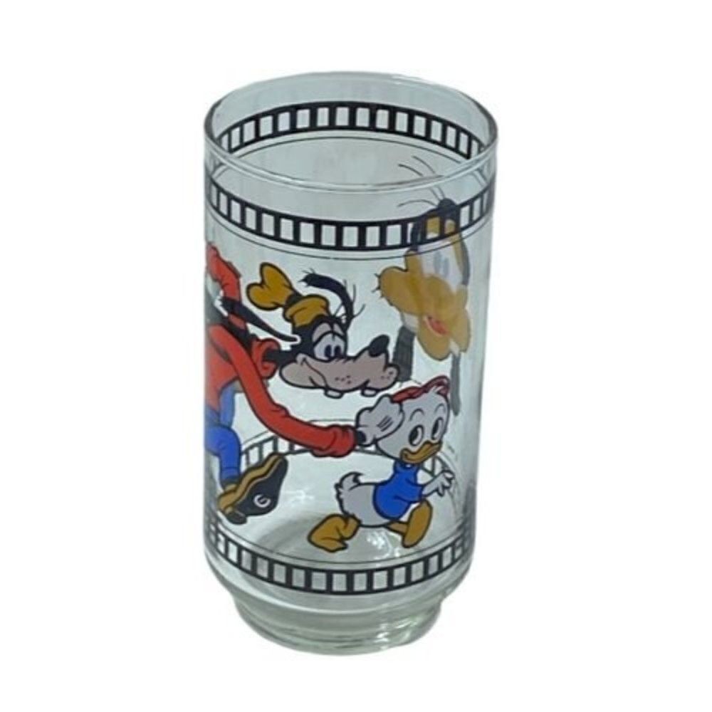 Vintage Walt Disney Mickey Mouse Club Film Strip Goofy & Dewey Glass